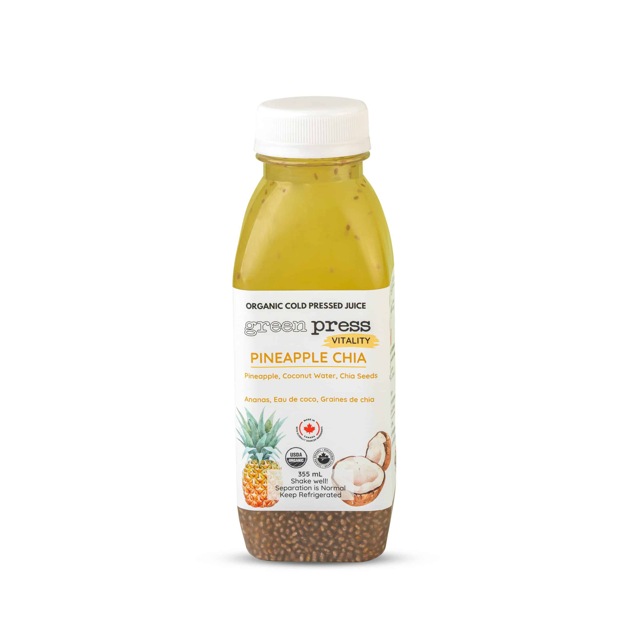 Vitality: Pineapple Chia - 355 mL